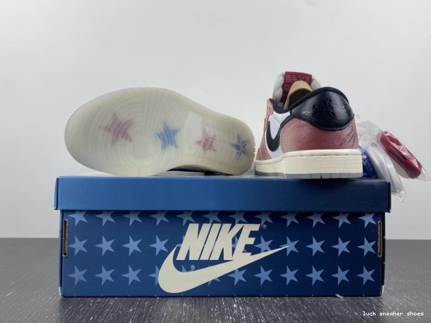 Reps LUCY OG 'RED BLACK' AIR ROOM FN0432-017 TROPHY JORDAN LOW 1 X 0716